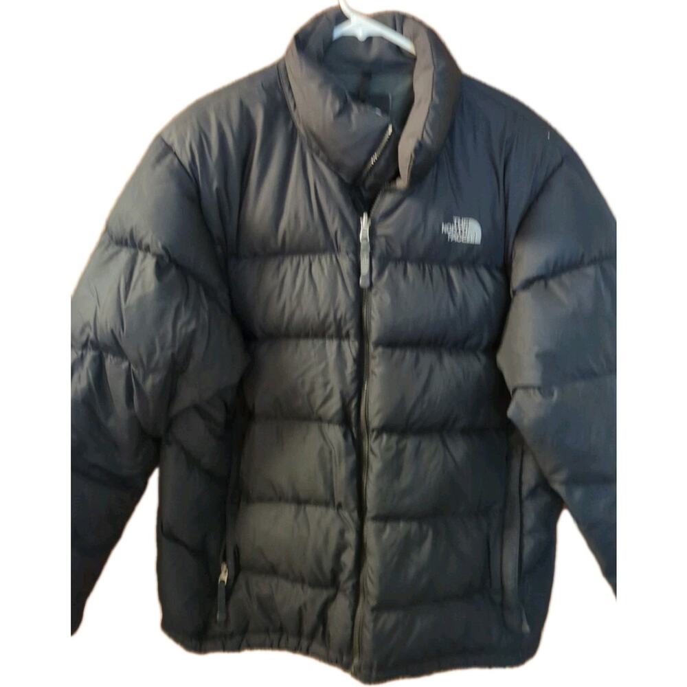 The North Face Nuptse 550 Down Fill Jacket Mens XLarge Black Winter Puffer Coat